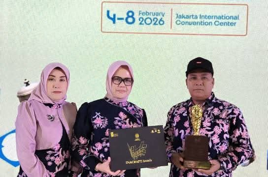 Dekranasda Bungo Sabet Juara I Nasional Kerajinan Batu di Inacraft 2026, Harumkan Nama Daerah  