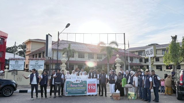 Sentuhan Humanis Satreskrim Polres Bungo, Hangatkan Ramadan dengan Aksi Berbagi