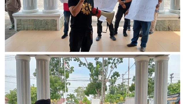 Gempur–INAKOR Desak Penutupan Bazar Pasar Bawah, Aksi Menggema di Kantor Perindagkop Bungo