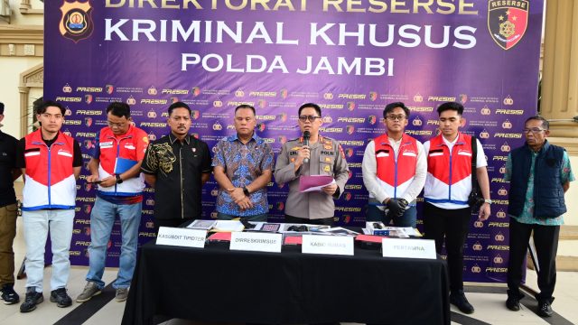 Polda Jambi Bongkar Praktik Pelangsiran Solar Subsidi di SPBU Lubuk Landai, Libatkan Oknum Operator