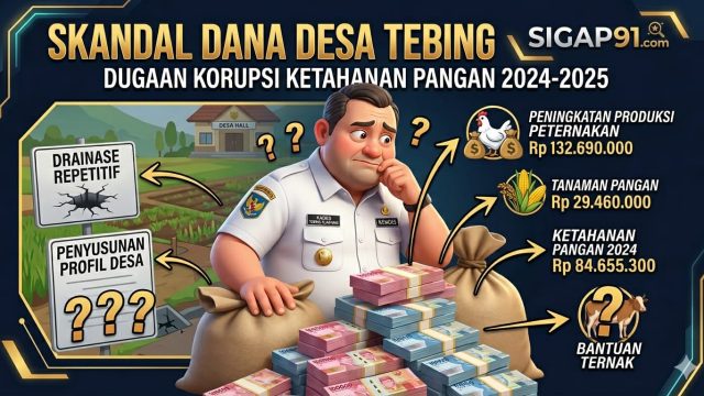 Skandal Dana Desa Tebing Kampung Menguak! Dugaan Anggaran “Fotokopi” hingga Proyek Siluman Disorot