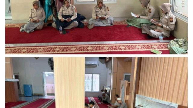 Sejukkan Hati di Tengah Tugas, Personel Polres Bungo Rutin Ikuti Binrohtal