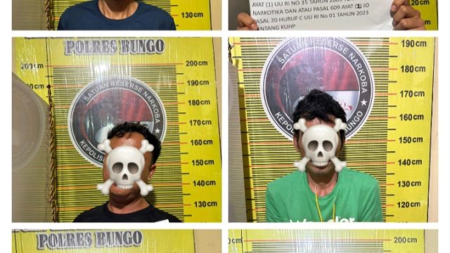 Digerebek Saat Asyik Nyabu! 6 Orang di Bungo Tak Berkutik, Polisi Sita Sabu & Uang Jutaan