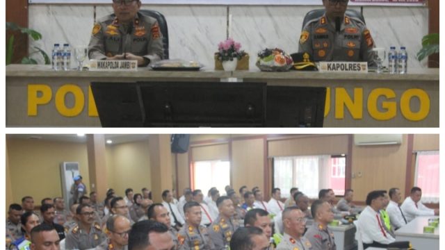 Wakapolda Jambi “Warning Keras” di Polres Bungo: Layanan 110 Harus Cepat, Pelanggaran Anggota Ditindak Tanpa Ampun!