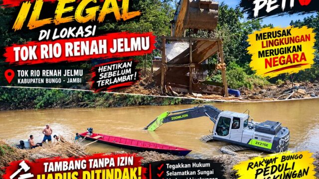 Hutan Lindung Batang Uleh Diduga Jadi Arena PETI Ekskavator, Kades Renah Jelmu Disebut Sediakan Lokasi Tambang